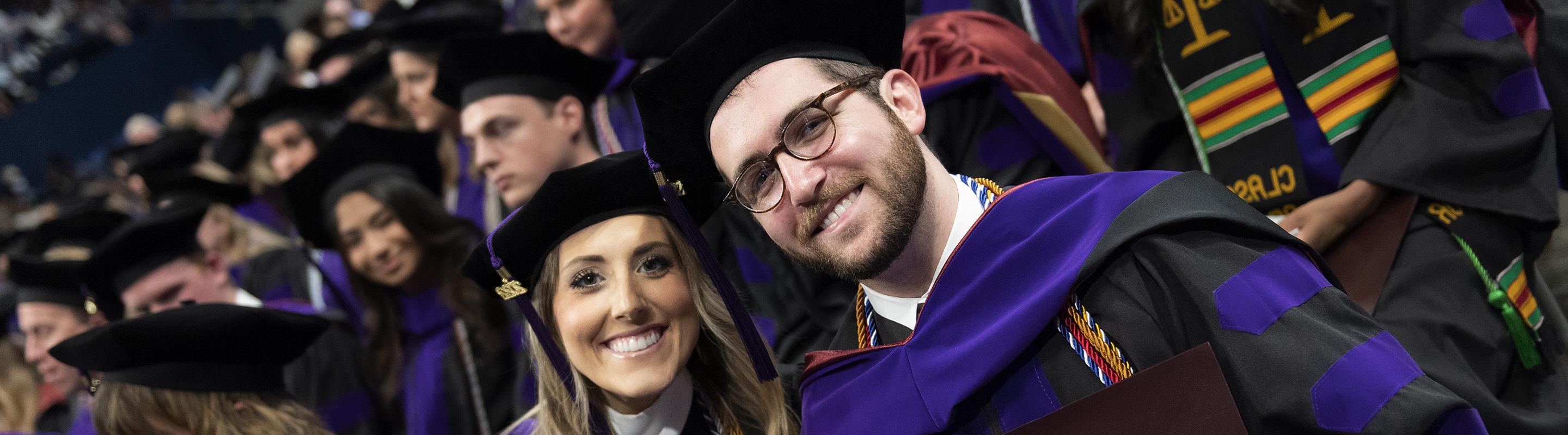 Loyola Students at Commencement